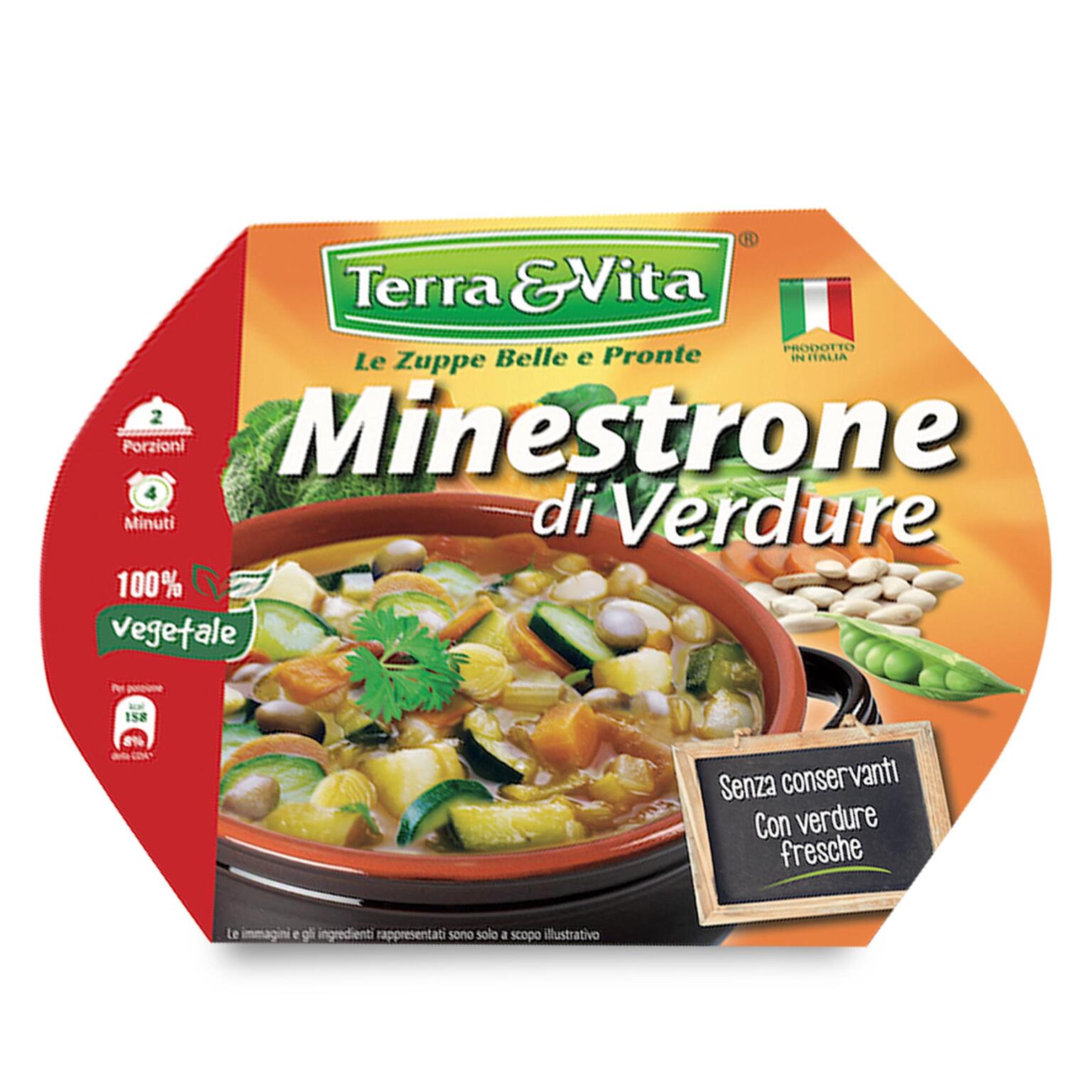 Minestrone di verdure 620g Terra&vita