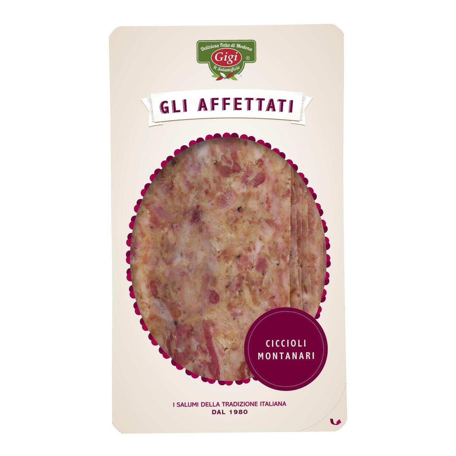 Ciccioli Napoli Vesuvio 200g circa sottovuoto Gigi Salumificio