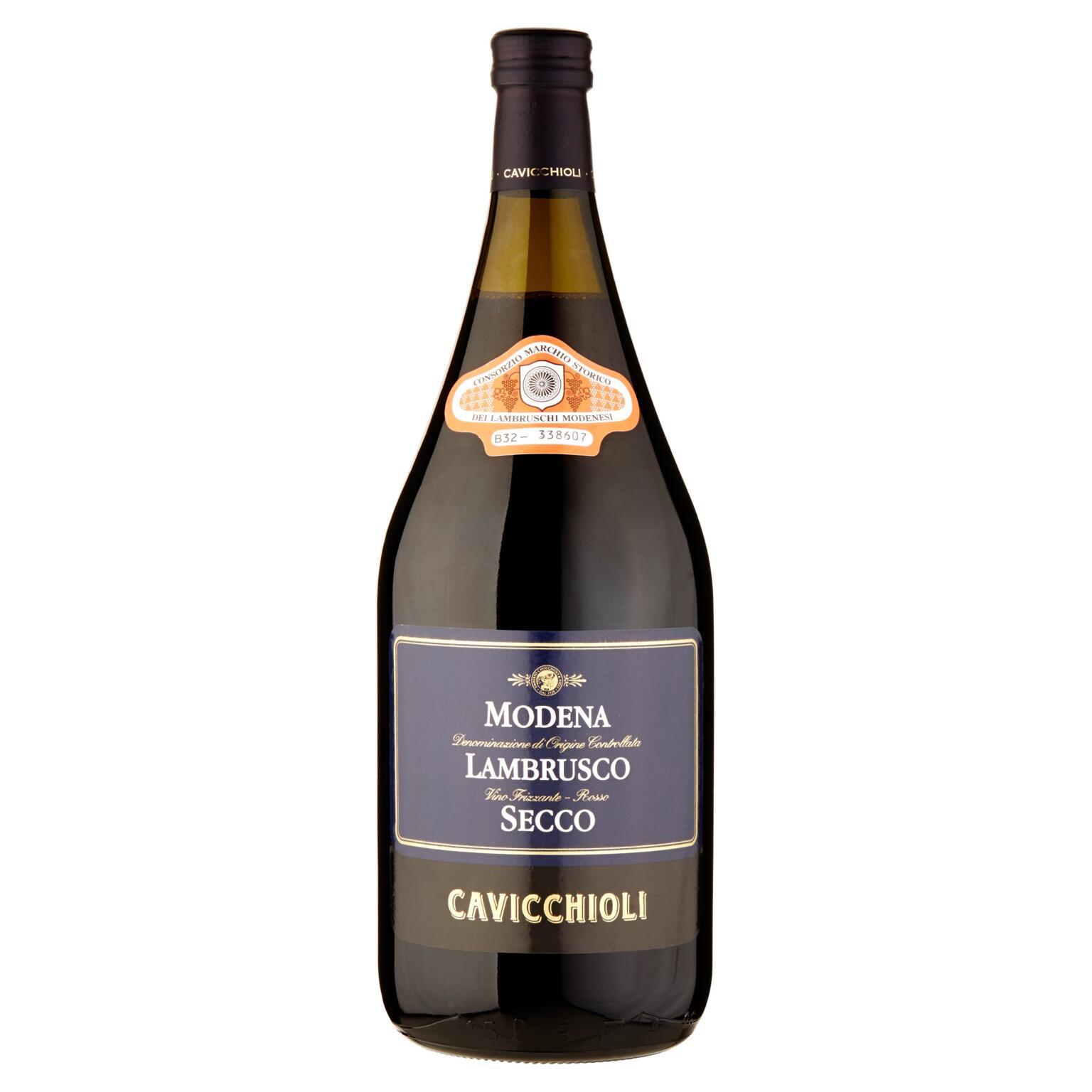 Lambrusco Modena secco DOC 1,5L Cavicchioli