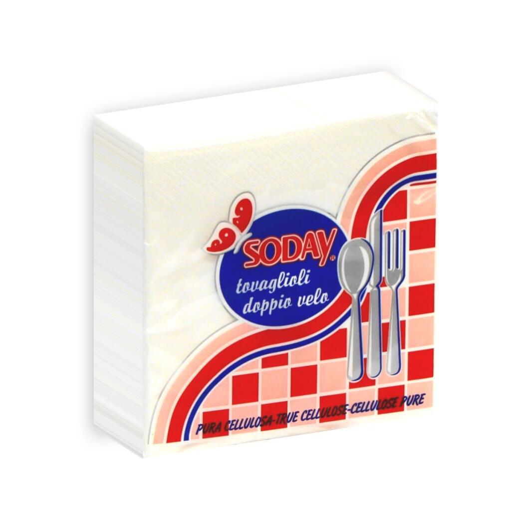 Tovaglioli doppio velo 38x38cm Sobay