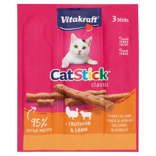 Cat Stick mini tacchino e agnello 18g