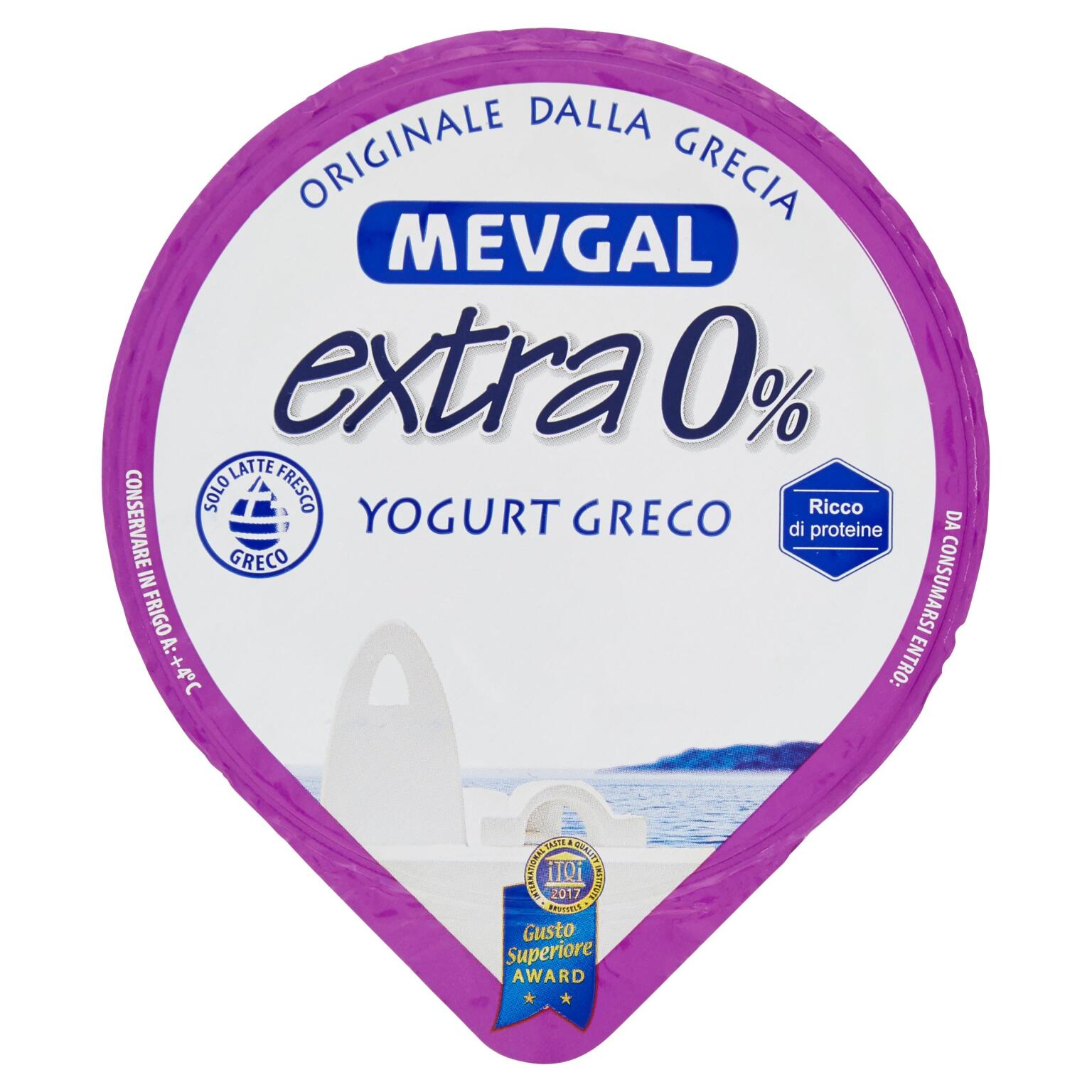Yogurt Greco Extra 0% 150g Mevgal
