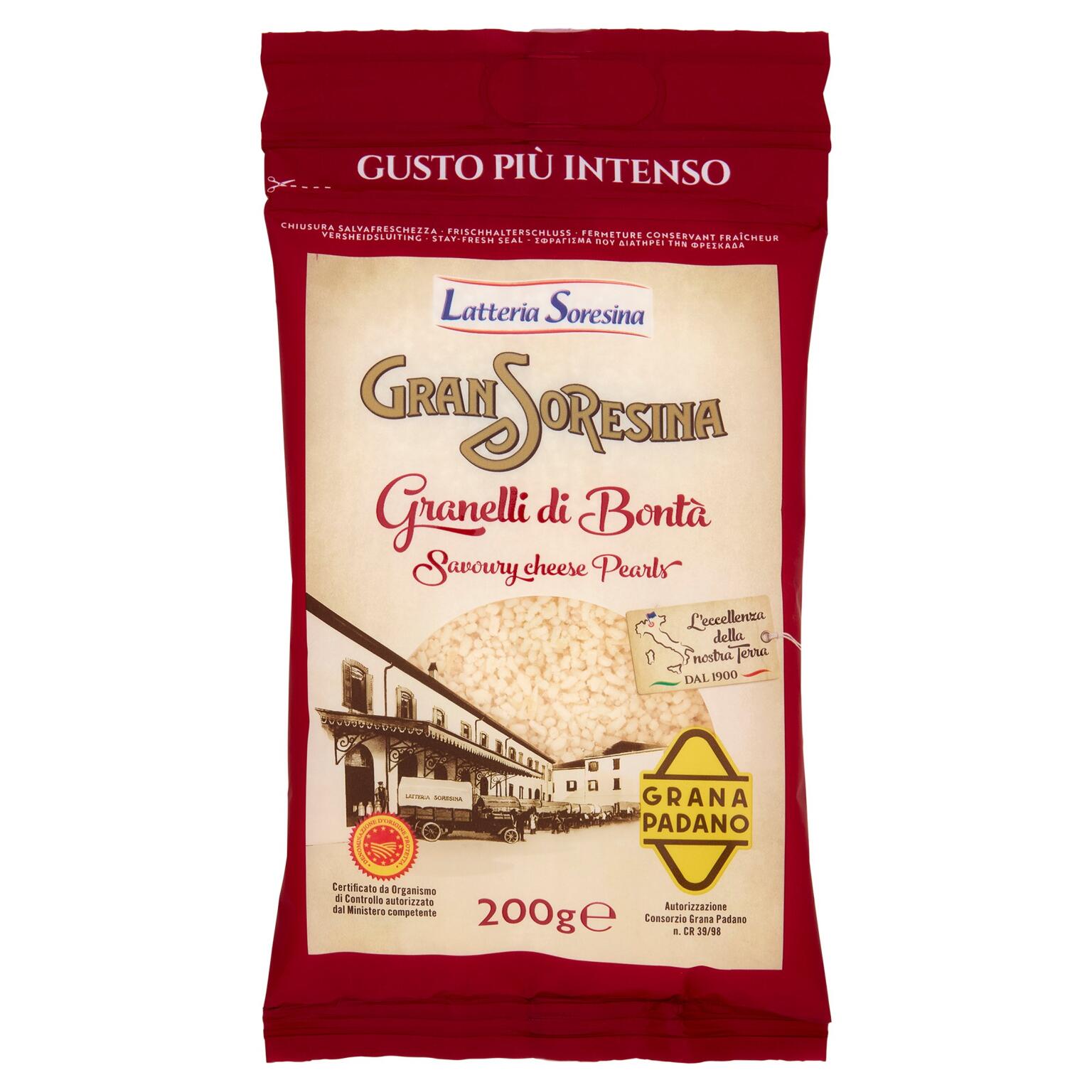 Grana Padano dop Granelli di Bontà 200g Gran Soresina