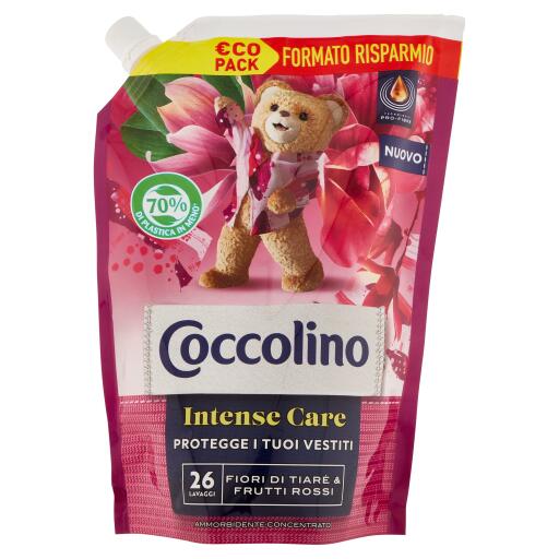 Ammorbidente concentrato tiare e frutti rossi da 600ml Coccolino