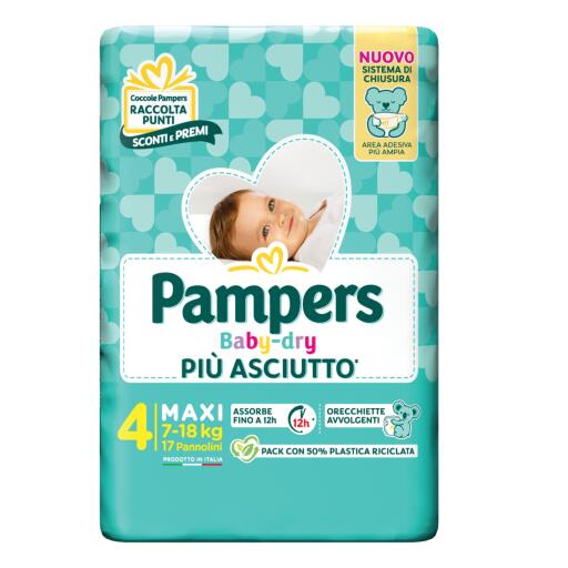 Pampers babydry maxy x17