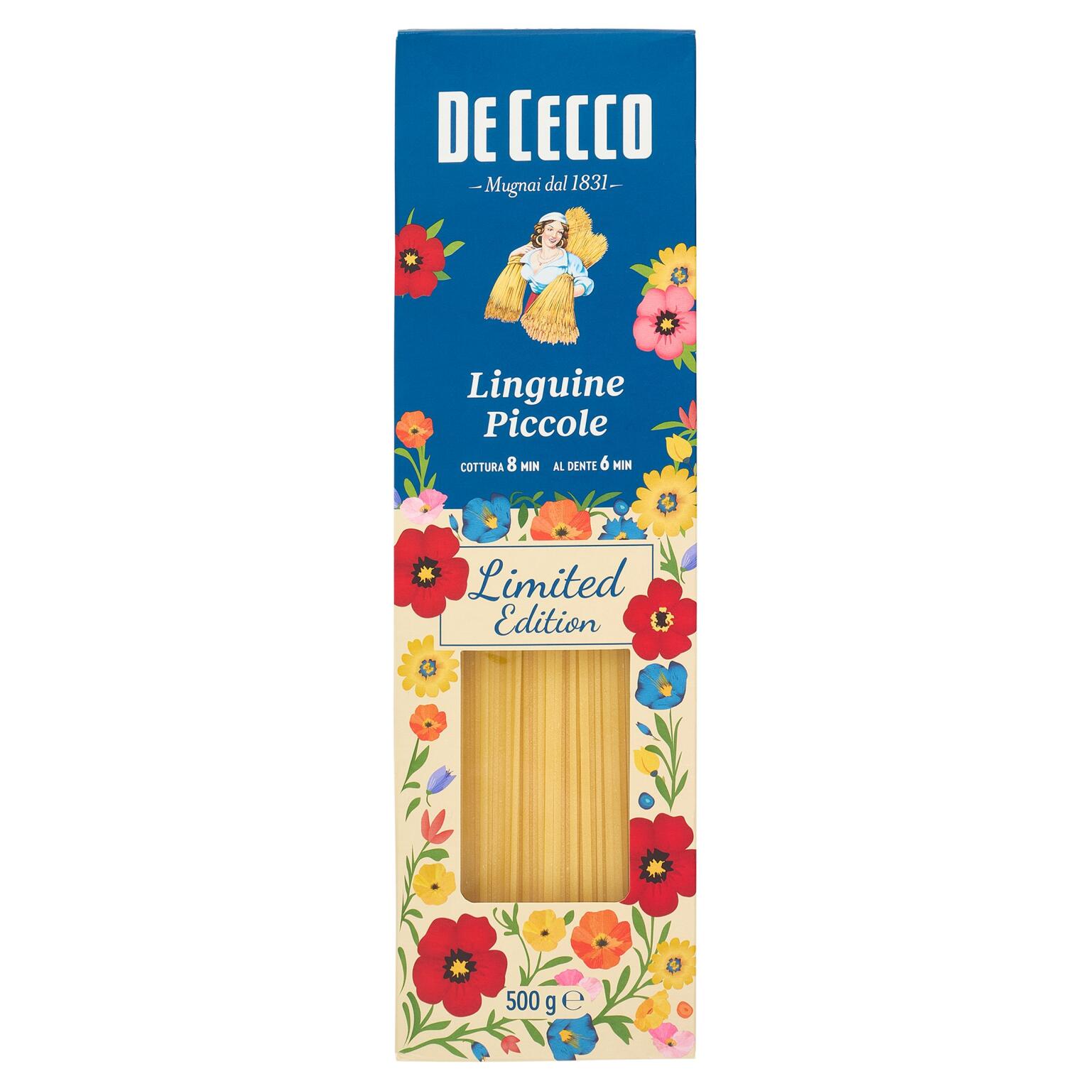 Linguine piccole 500g Flower edition 500g De Cecco