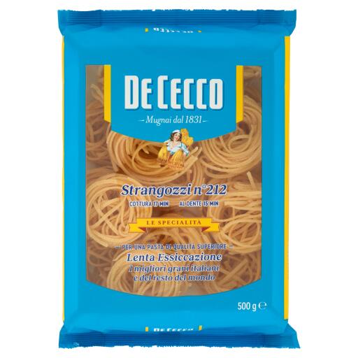 Pasta di semola di grano duro strangozzi umbri n°212 500g De Cecco