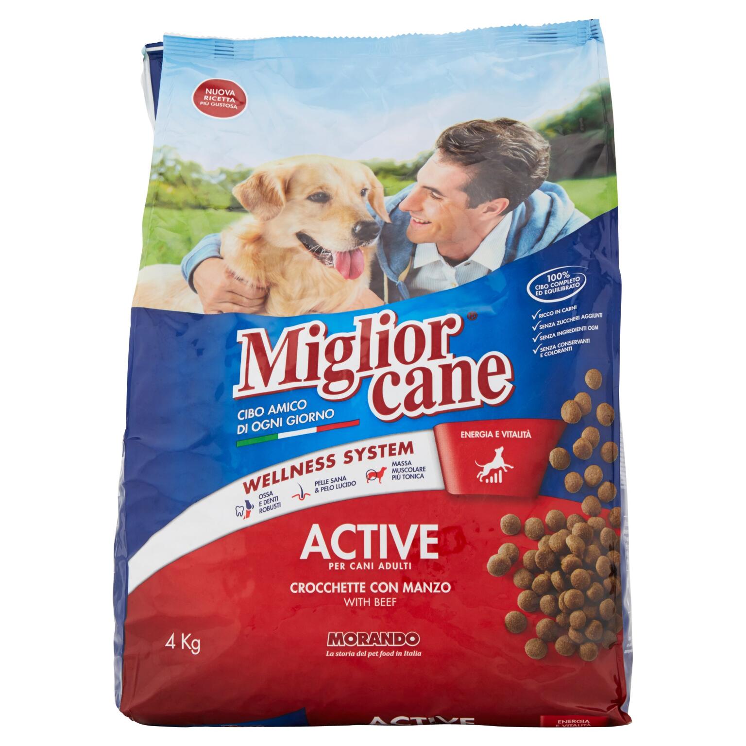 Migliorcane crocchette alla carne 4Kg Morando
