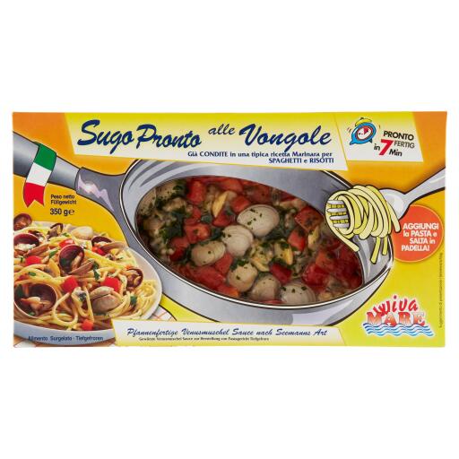 Sugo pronto alle vongole 300g Wiva Mare