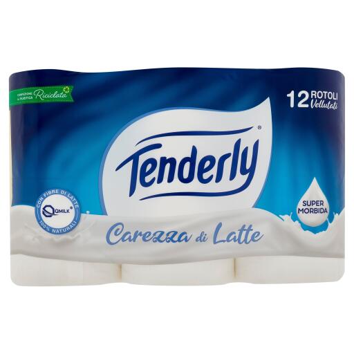 Carta Igienica Carezza di Latte 12 Rotoli Tenderly