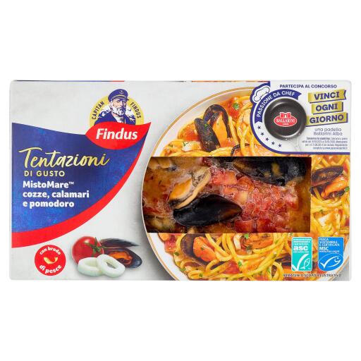 Misto Mare Cozze,Calamari e Pomodoro 400g Findus