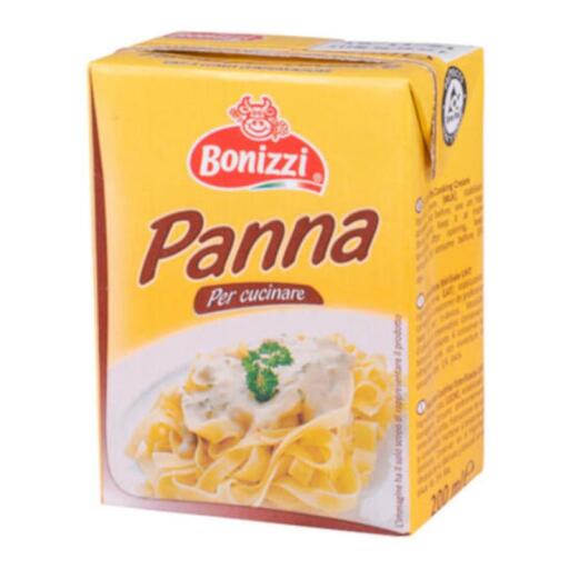 Panna da cucina uht brik 200ml Bonizzi
