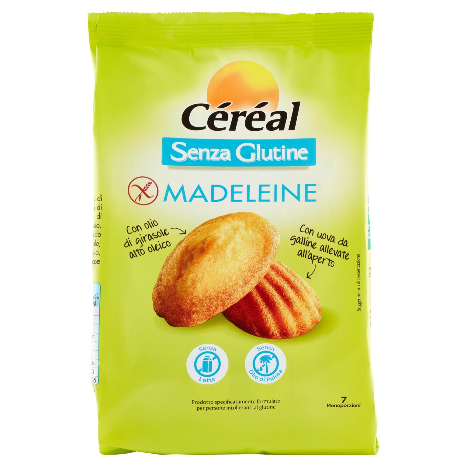 Madeleine 200g Cereal senza glutine