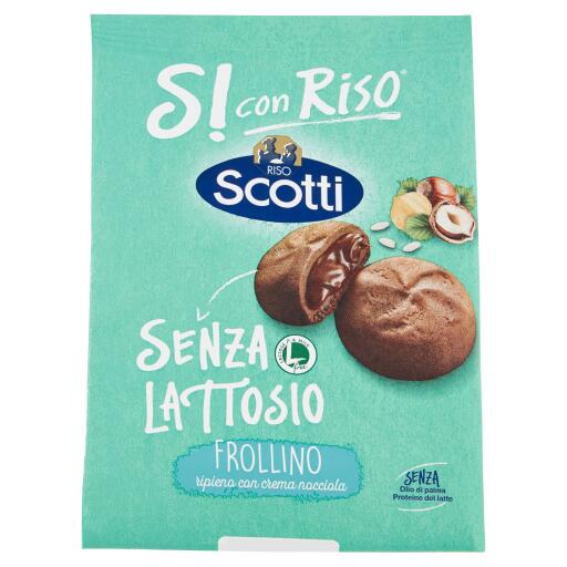 Frollino ripieni di crema alla nocciola 200g Scotti