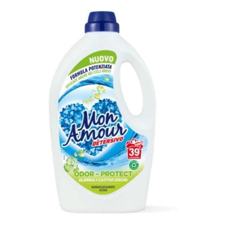 Detersivo Liquido per lavatrice 39lavaggi Mon Amour Odor Protect