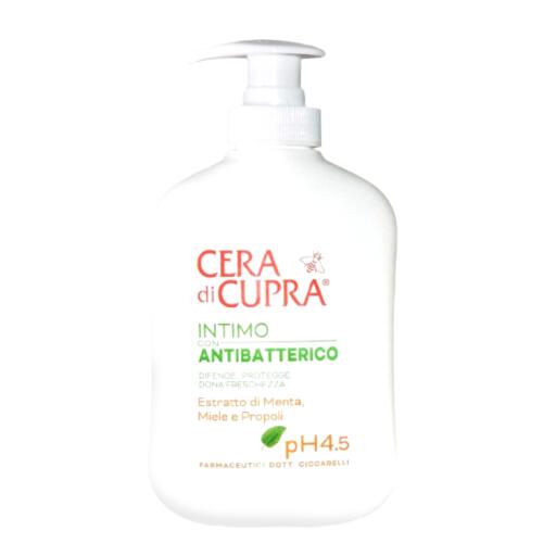 Detergente intimo Cupra antibatterico menta,miele e propoli da 200ml