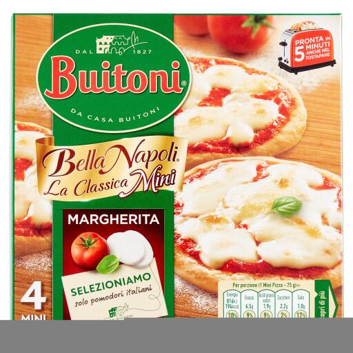 Mini pizze Bella Napoli margherita 4 pezzi 300g Buitoni