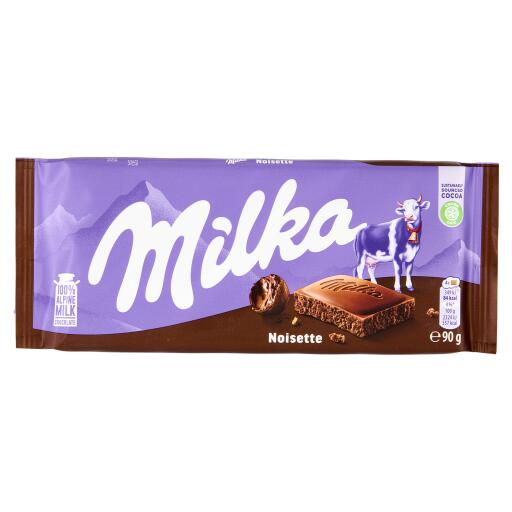 Tavoletta di Cioccolato Noisette 90g Milka