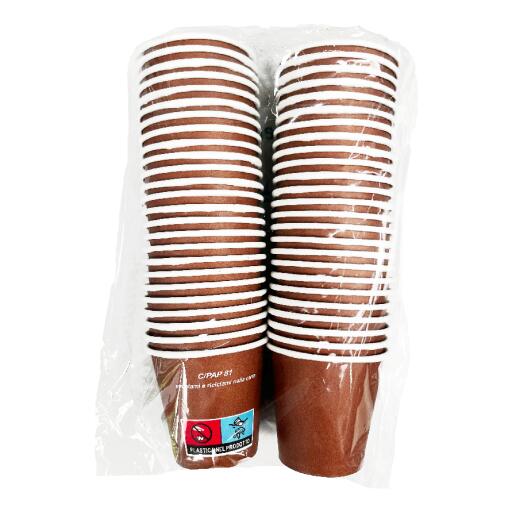 Bicchieri monouso 80ml in carta 50pz