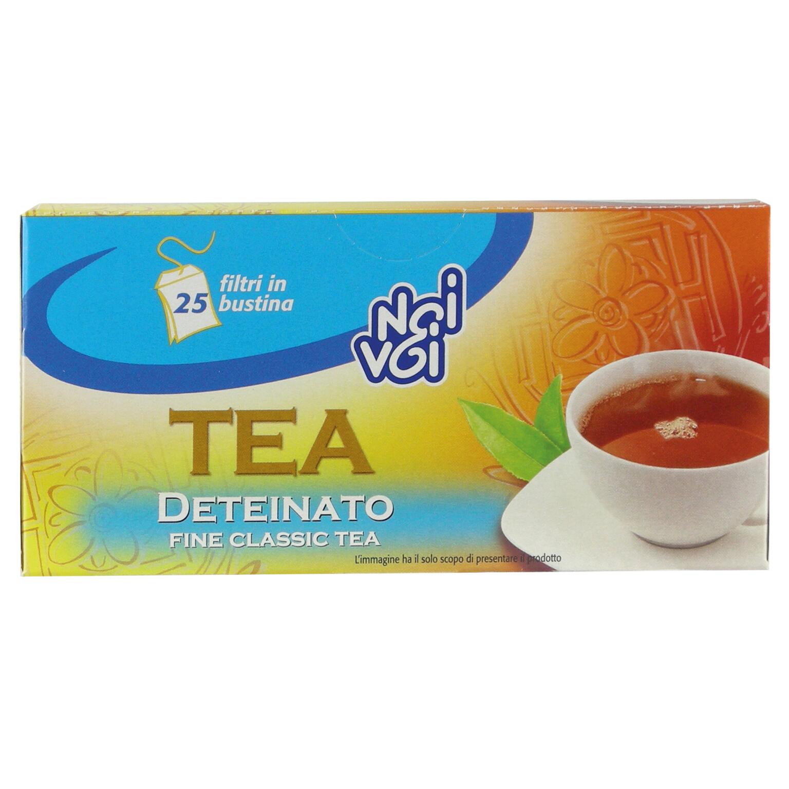 Tea deteinato 25filtri 37,5g Noi&Voi