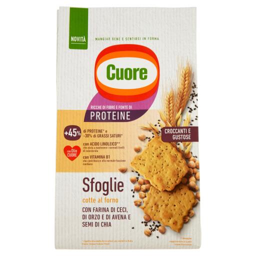 Sfoglie Proteiche Ceci 170g Cuore