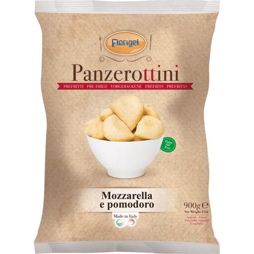 Panzerottini prefritti Mozzarella e pomodoro in conf.da 900g Florigel