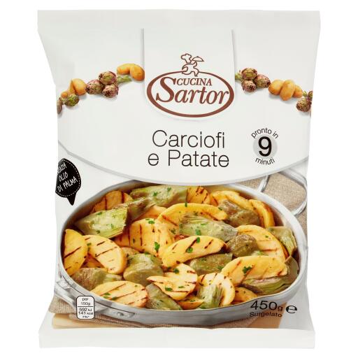 Carciofi e Patate Sartor 450g