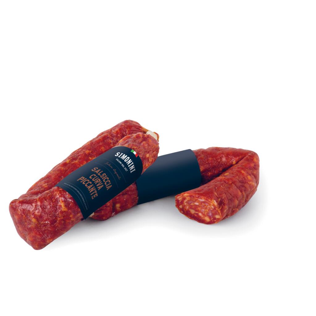 Salsiccia curva piccante 320g sv Simonini
