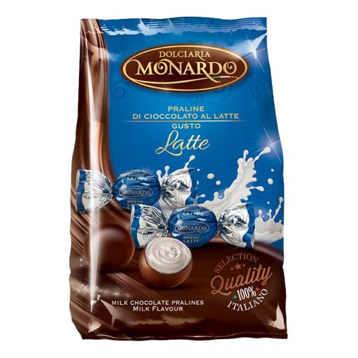 Praline al latte 100g busta Dolciaria Monardo