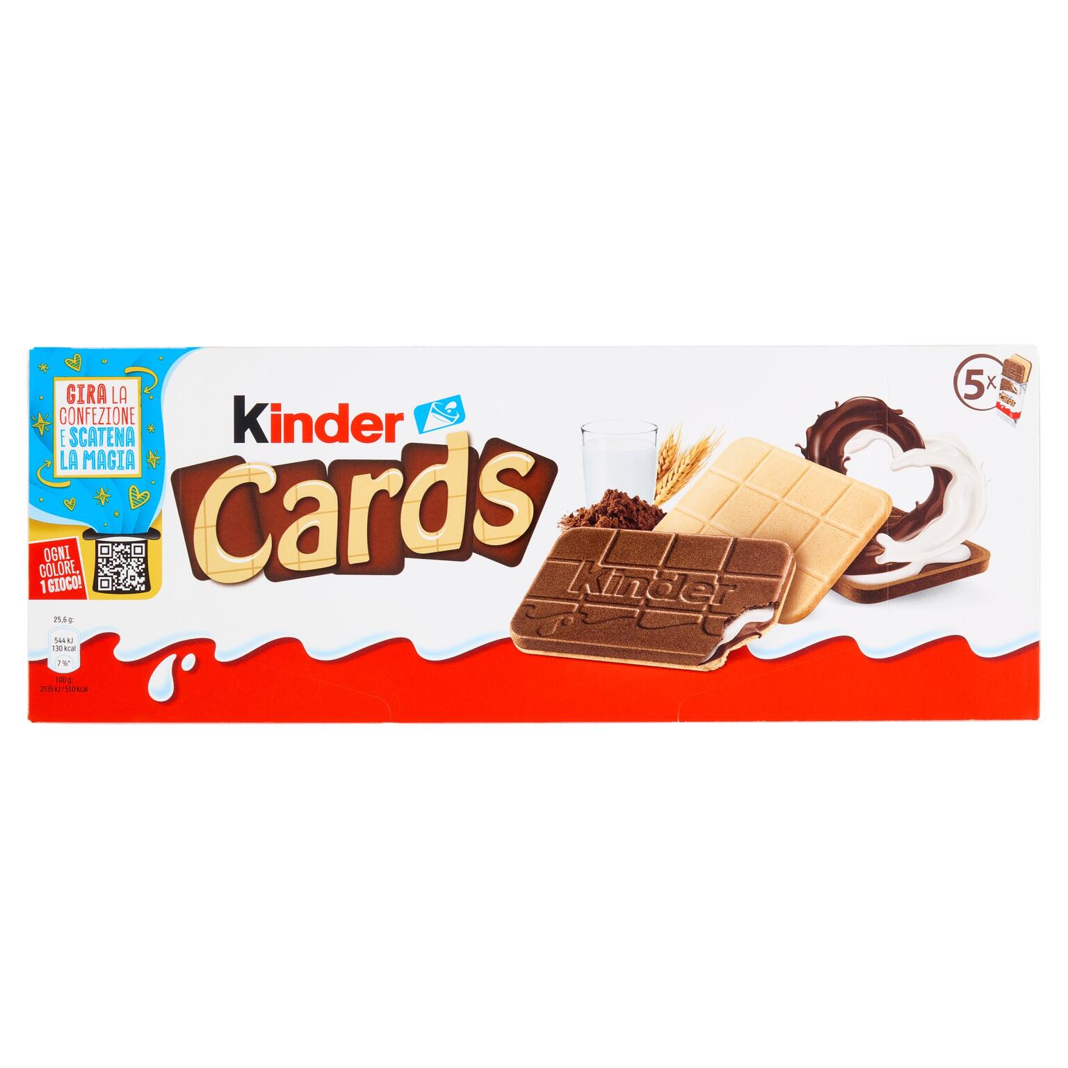 Kinder cards biscotto t2x5 128g Ferrero