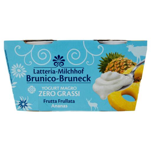 Yogurt Magro Ananas 2x125g Latteria Brunico
