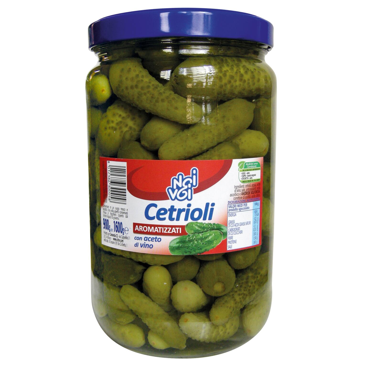 Cetrioli 1,60Kg aromatizzati Noi&Voi