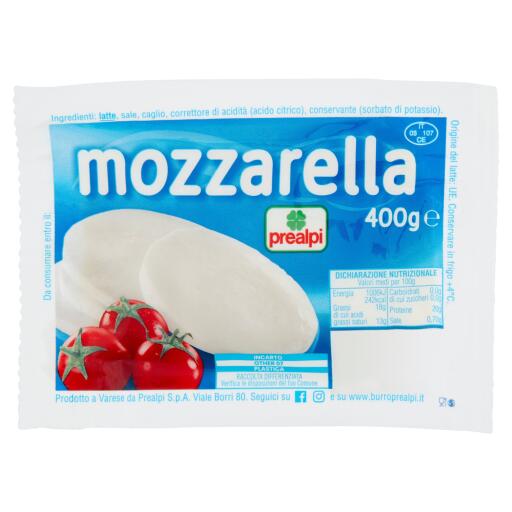 Mozzarella 400g Prealpi
