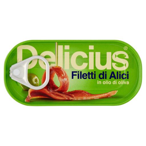 Filetti di Alici in Olio d'oliva 46g Delicius