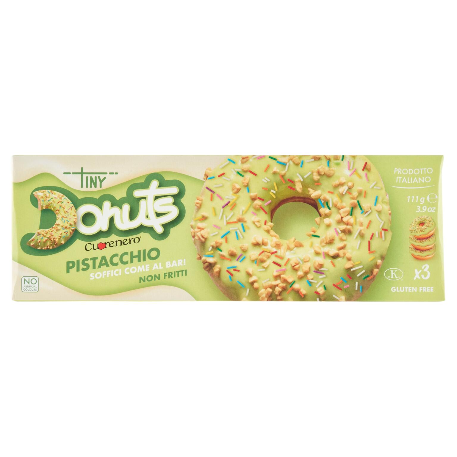 Donuts Pistacchio 111g 3pz Cuore Nero