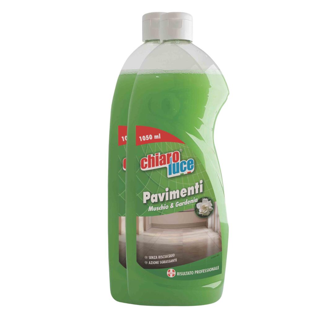 Detergente Pavimenti Muschio&Gardenia 1050mlx2 Chiaro Luce