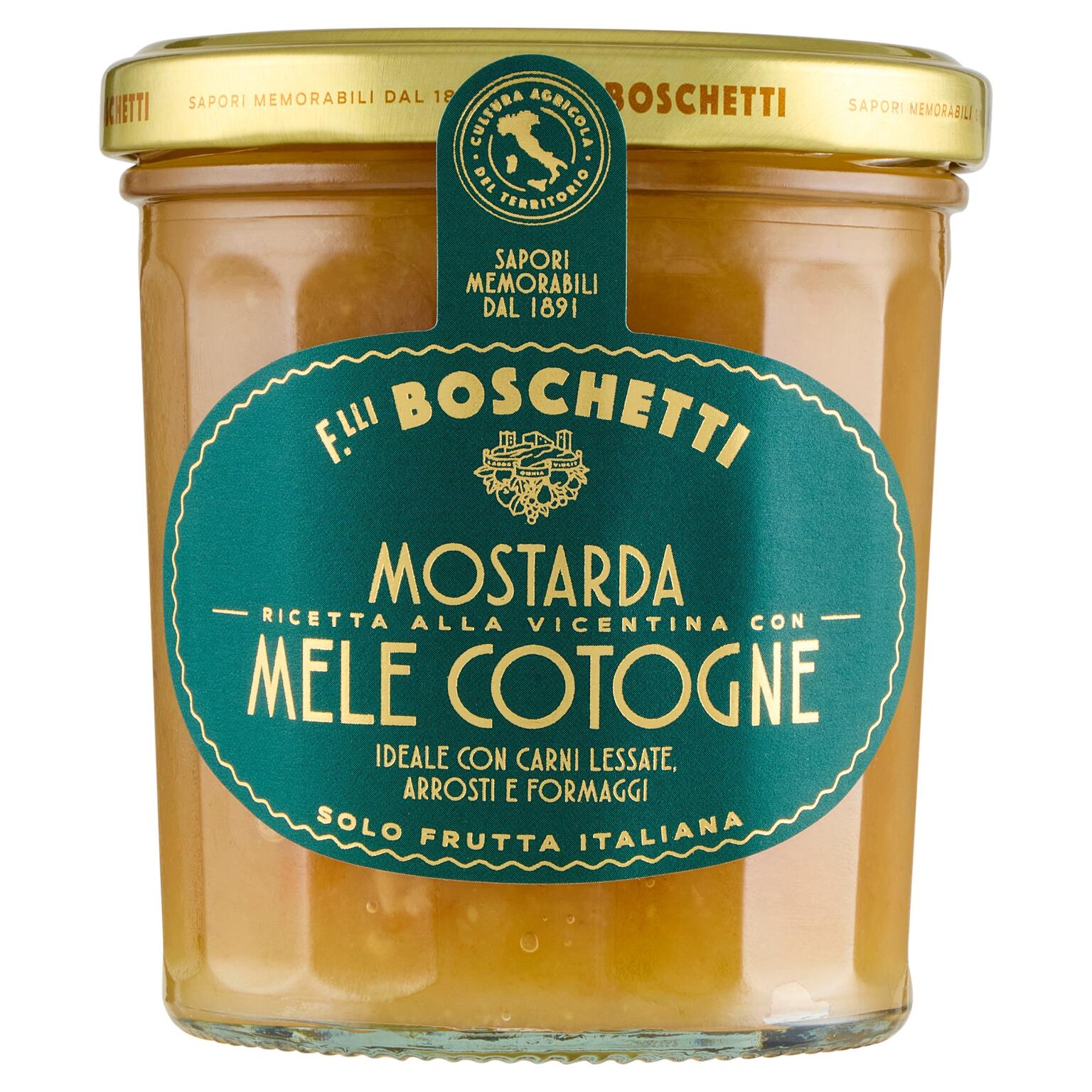 Mostarda di mele cotogne Vicentina extra 350g Boschetti
