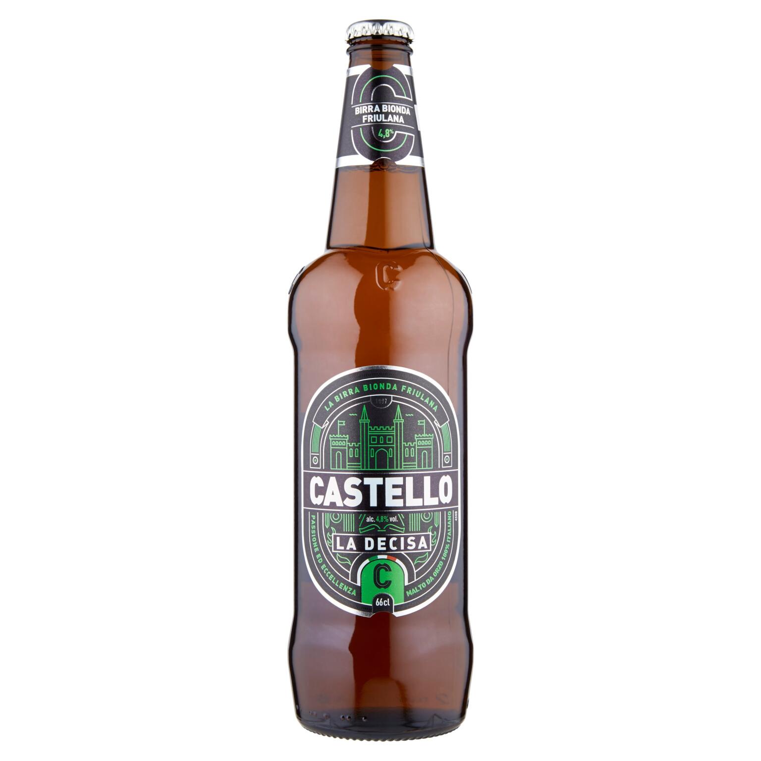 Birra Castello la decisa bottiglia 66cl