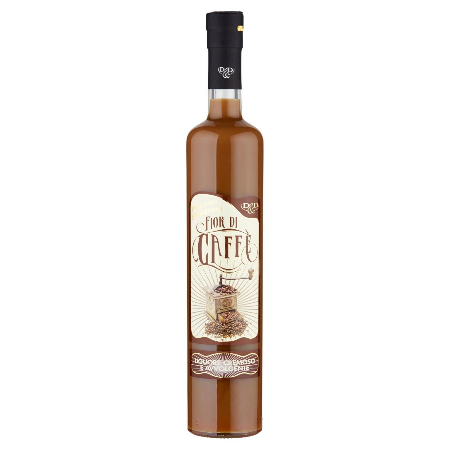 Fior di caffè liquore cremoso e avvolgente 17° 50cl D&D