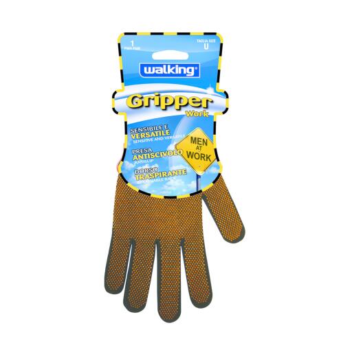 Guanti wolking gripper work taglia unica