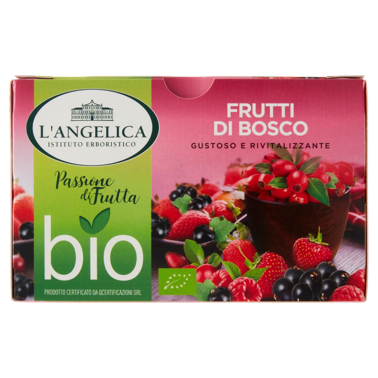 Infuso Frutti di Bosco da 15 filtri L'Angelica