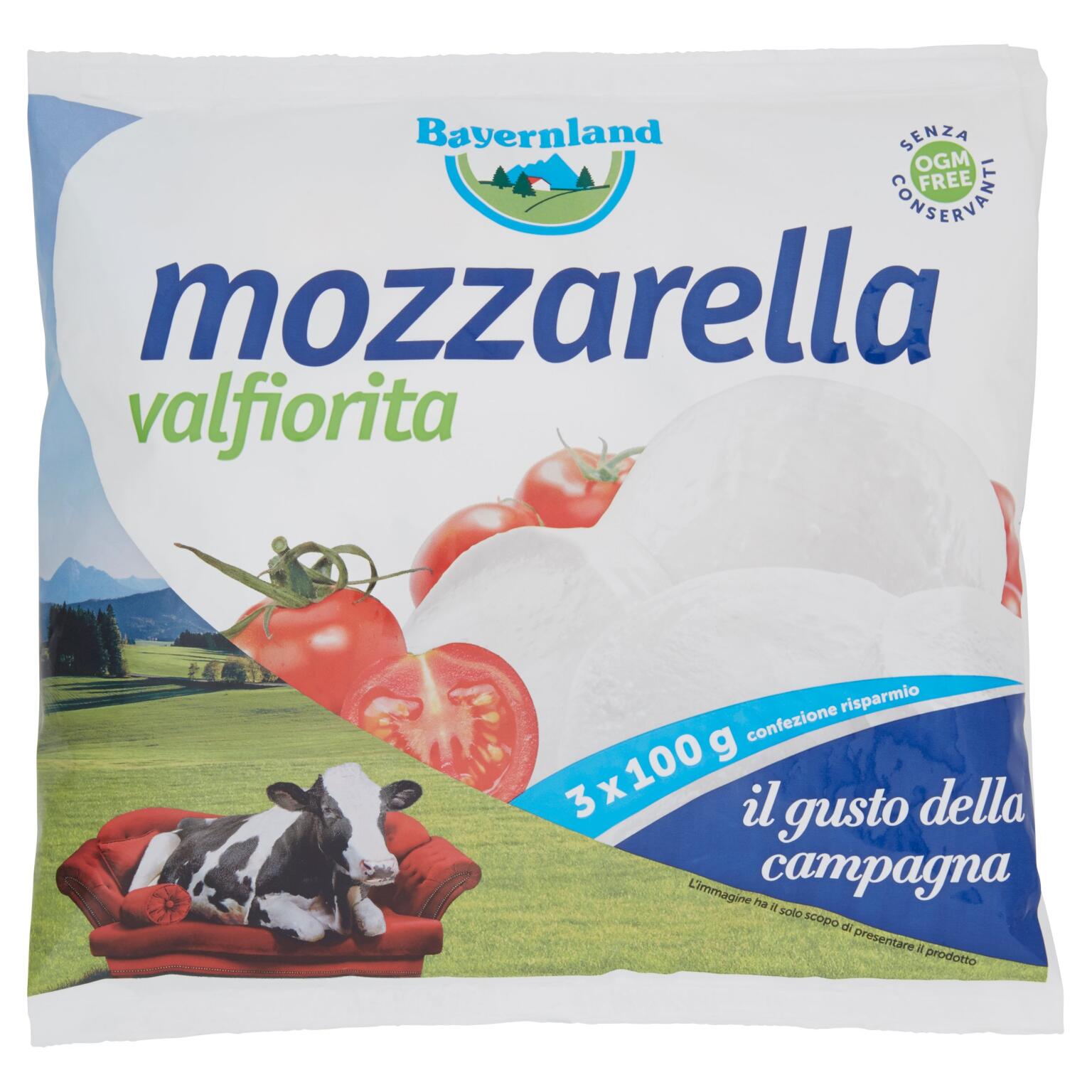 Mozzarella Valfiorita 3x100g Bayernland