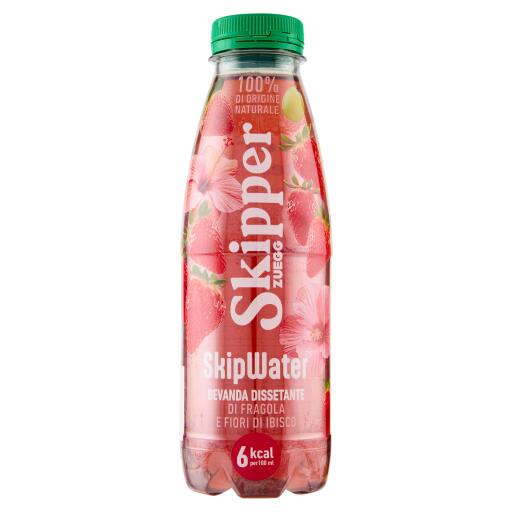 SkipWater 500ml Fragola&Fiori di Ibisco Skipper Zuegg
