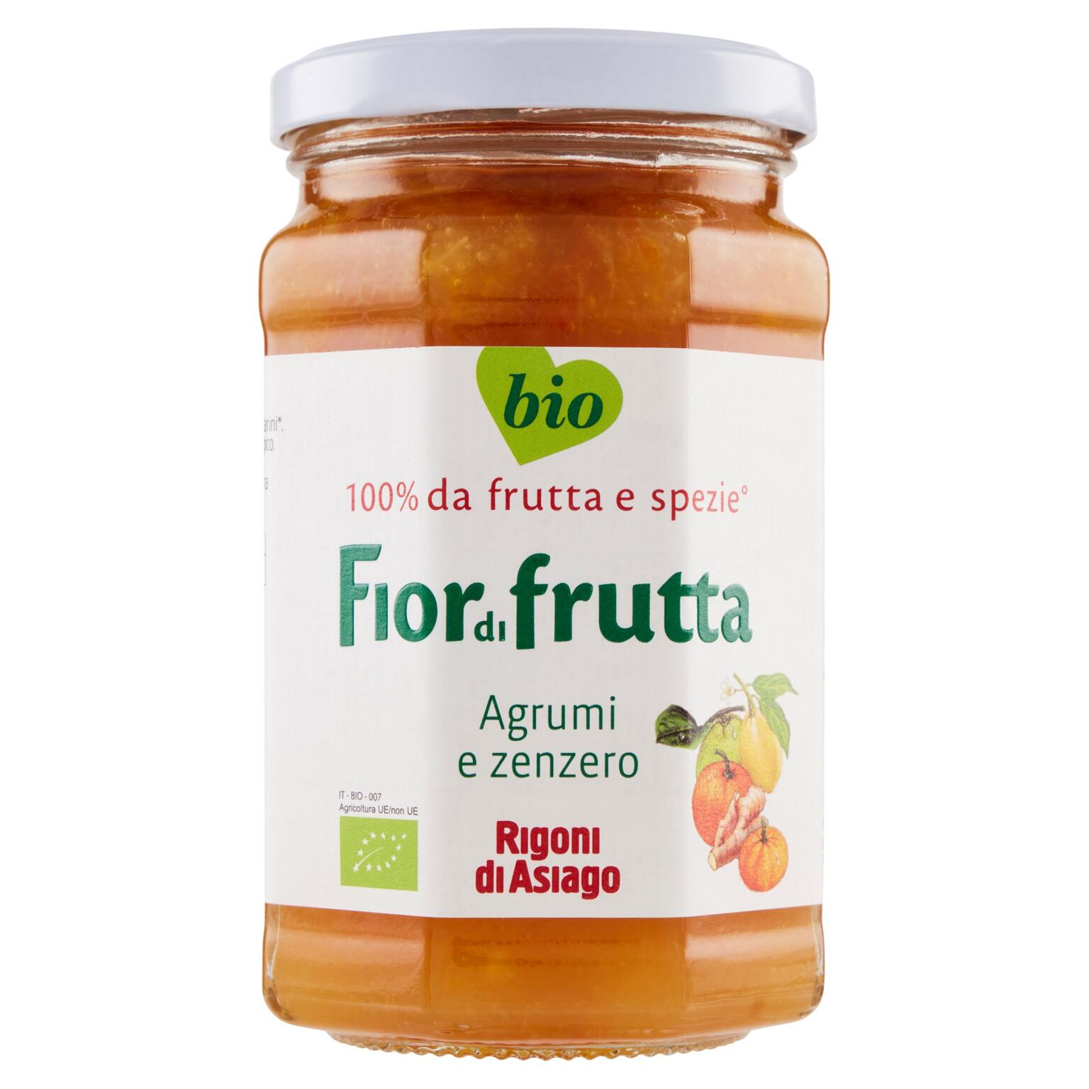 Fiordifrutta BIO agrumi e zenzero 340g Rigoni Di Asiago