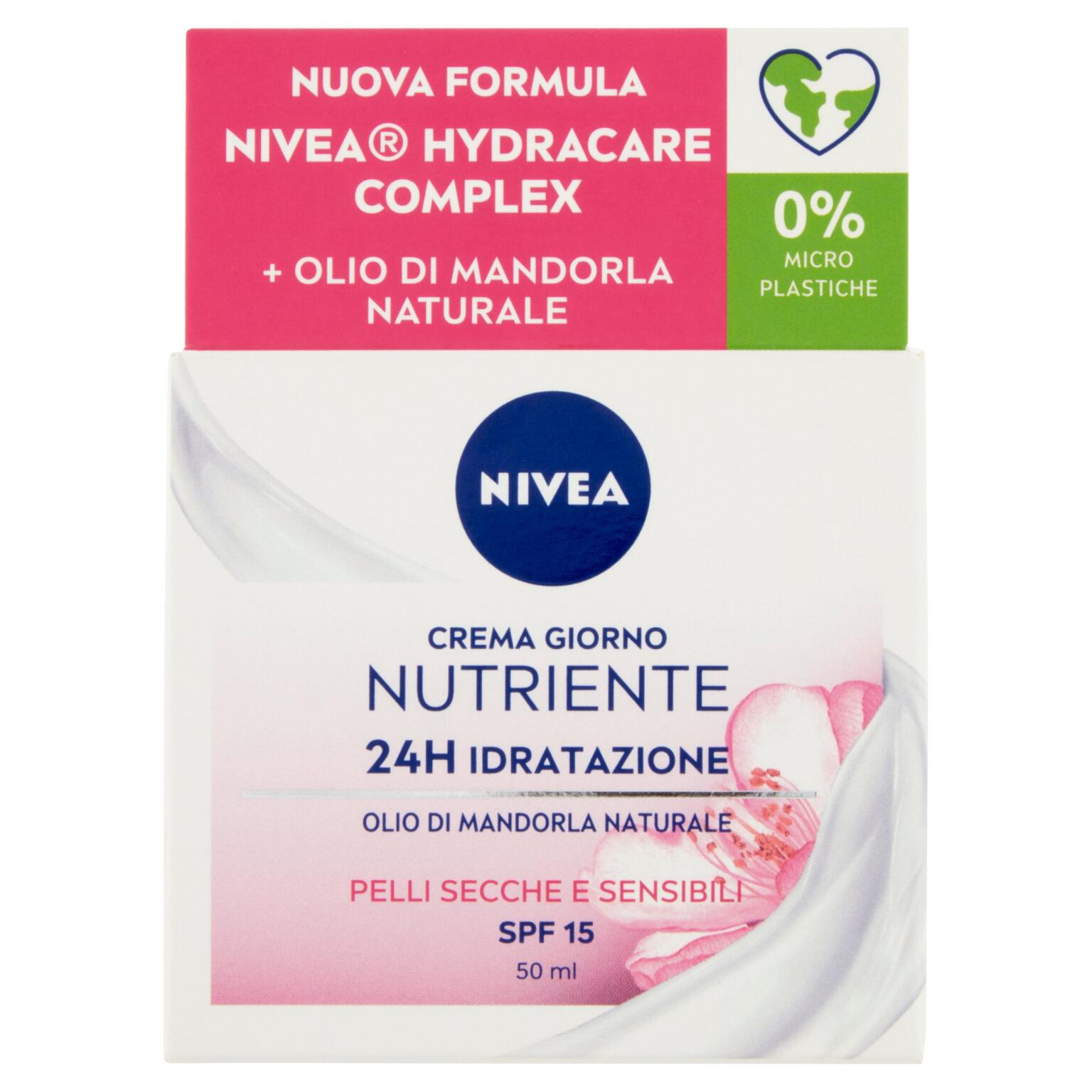 Crema idratante intensiva pelle secche e sensibili olio di mandorla 50ml Nivea