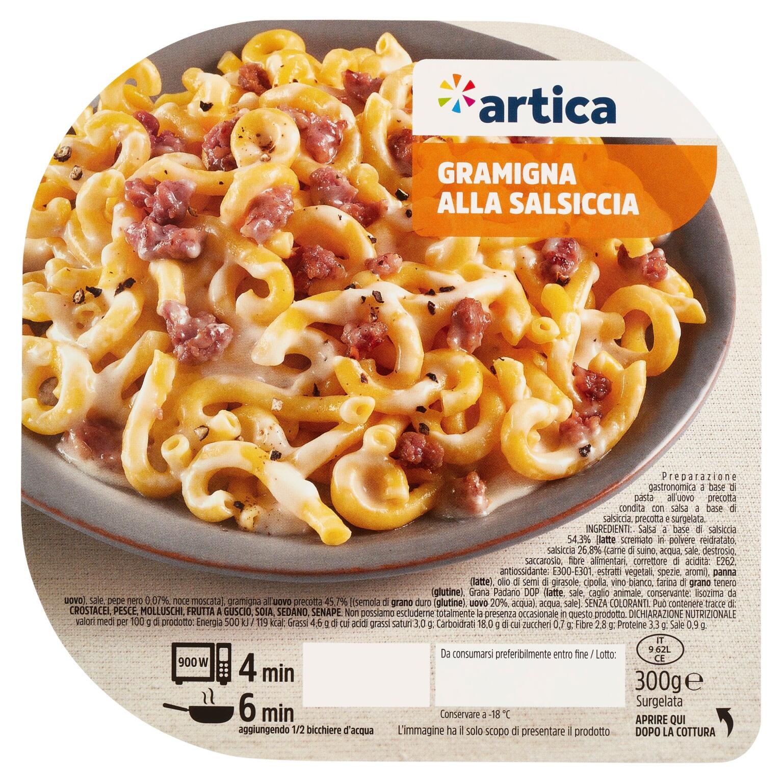 Gramigna alla Salsiccia 300g Artica