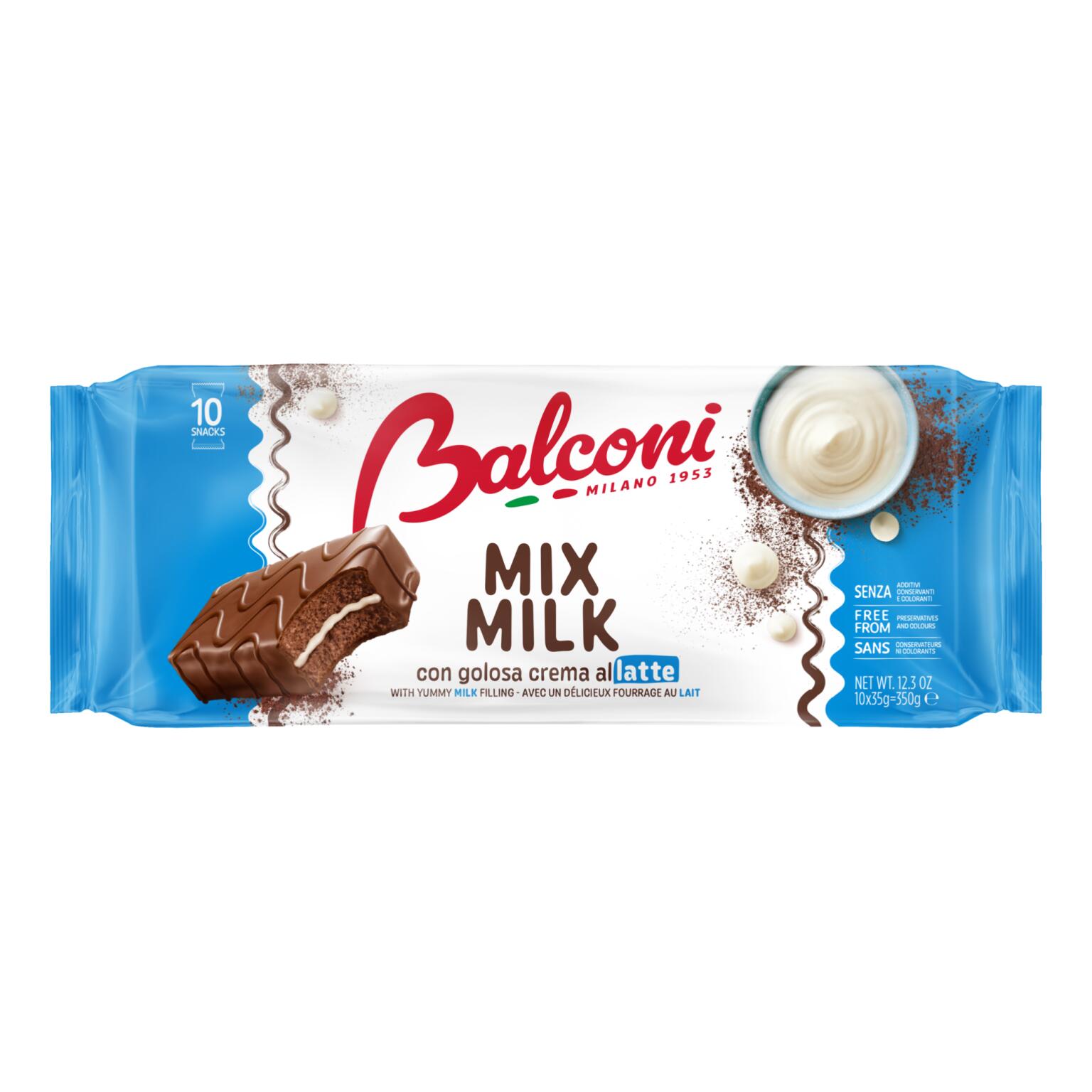 Mix Milk conf. 10 pezzi 350g Balconi