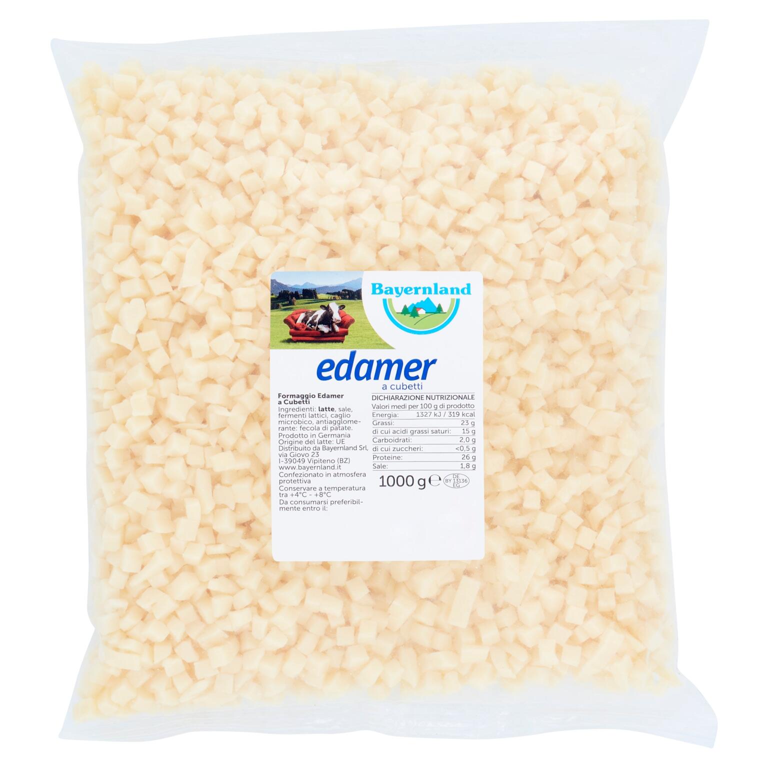 Edamer in Cubetti (6x6mm) 1kg