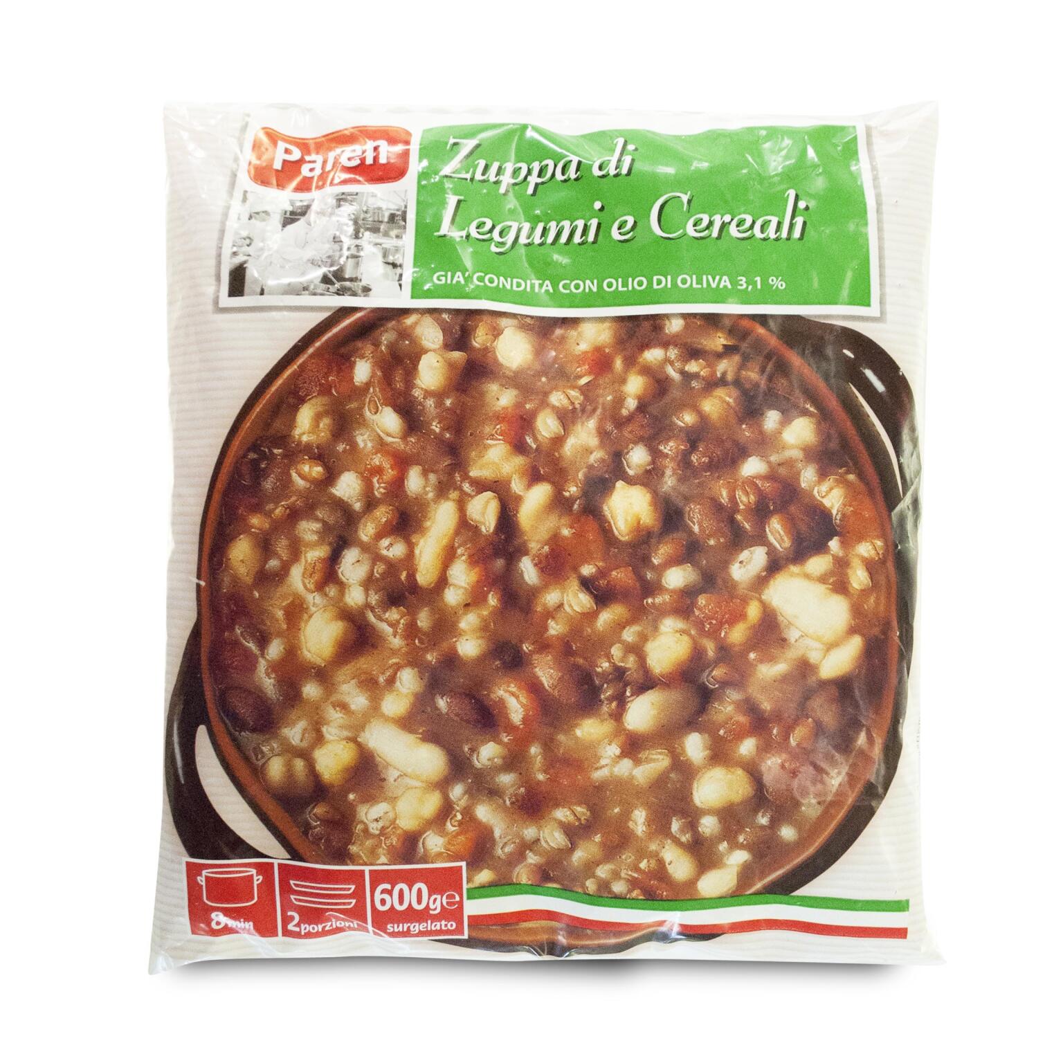 Zuppa di cereali e legumi 600g Paren