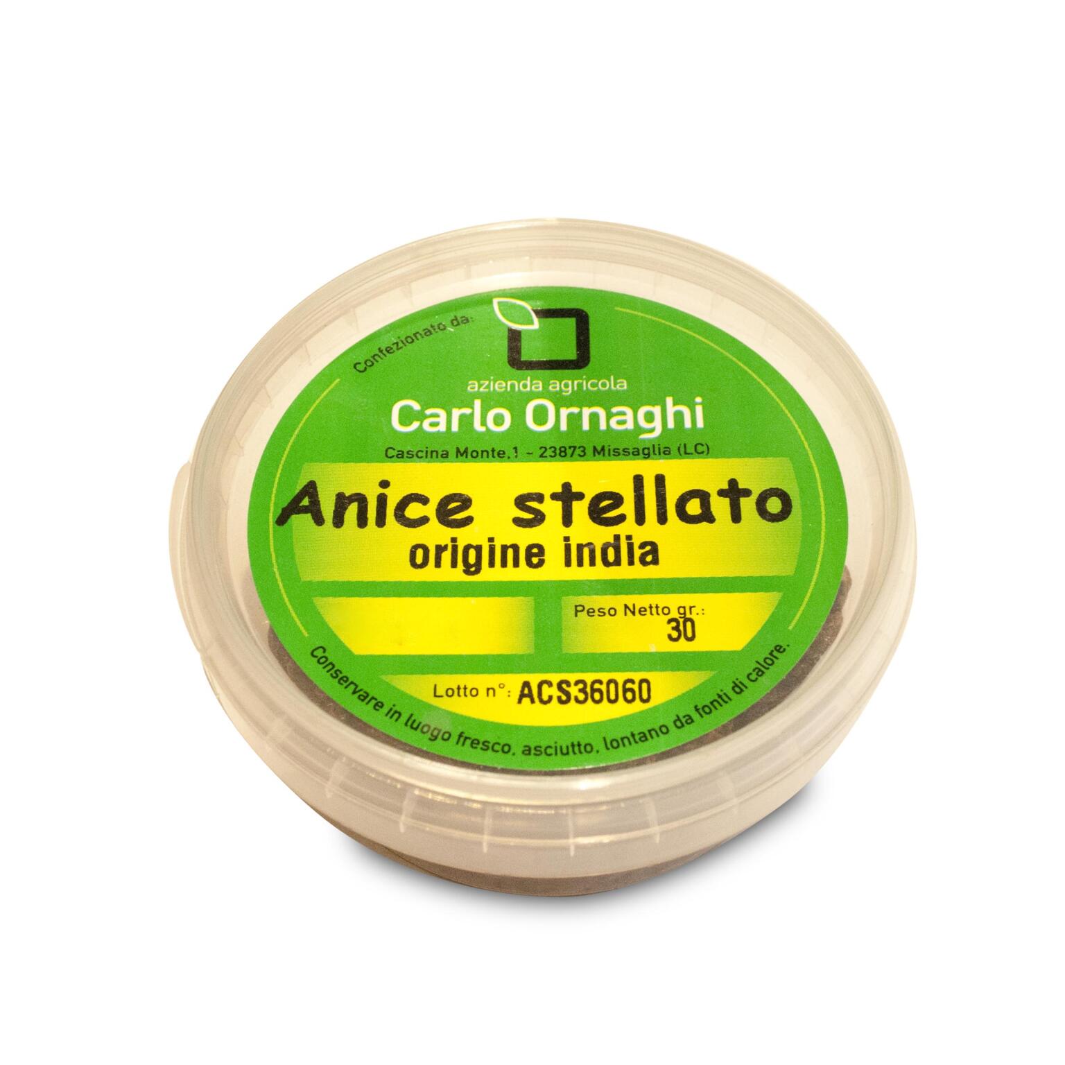 Anice stellato 30g Ornaghi